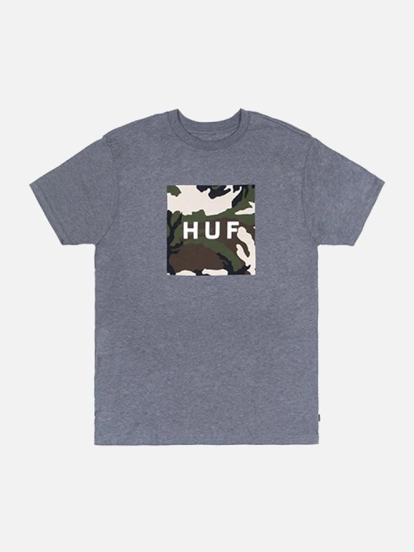 BOX LOGO FILL WOODLAND CAMO TEE-GRY